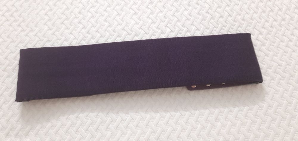 Cinto roxo em pele Genuína e elástico ajustável