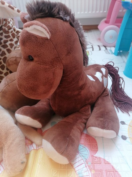 Duże piękne maskotki Koń Lew