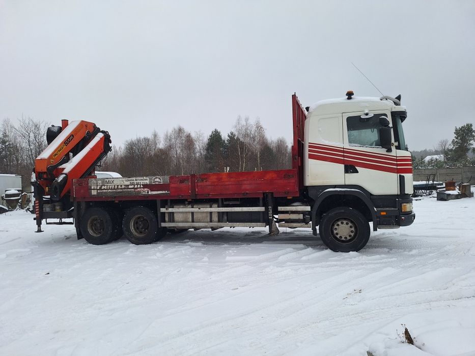Scania 124L 6x4 470koni PALFINGER 40002