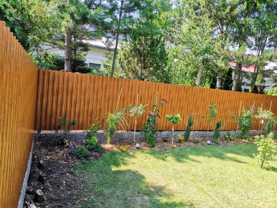 Ogrodzenie Sztachety metalowe