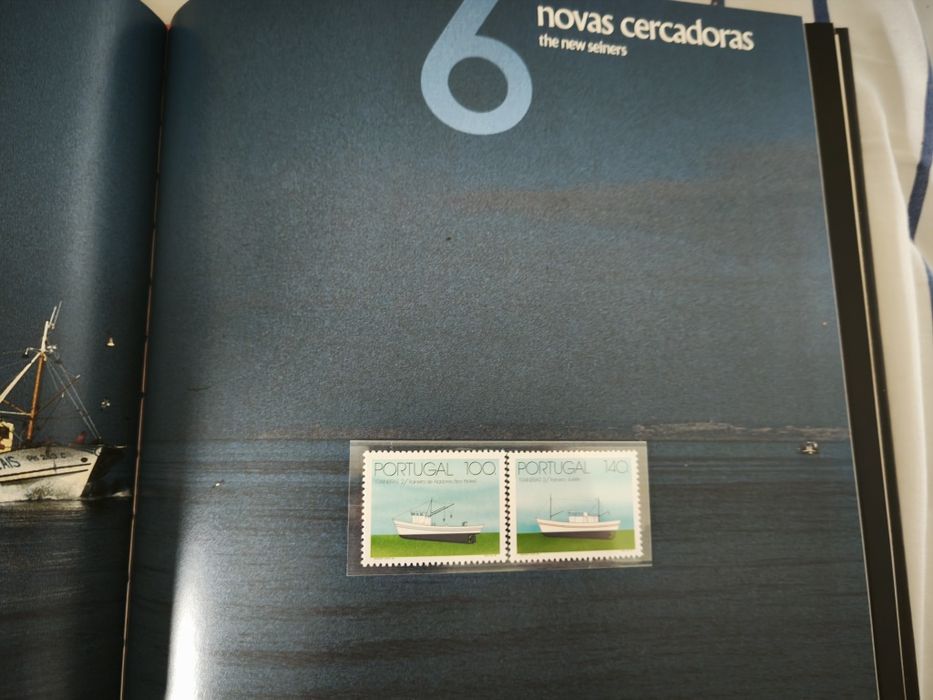 Livro novo de Filatelia " traineiras"