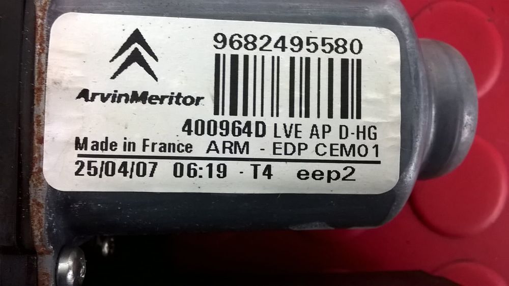Motor Elevador Frente Dir 9682495580 - CITROËN C4 PICASSO I Veículo multiuso
