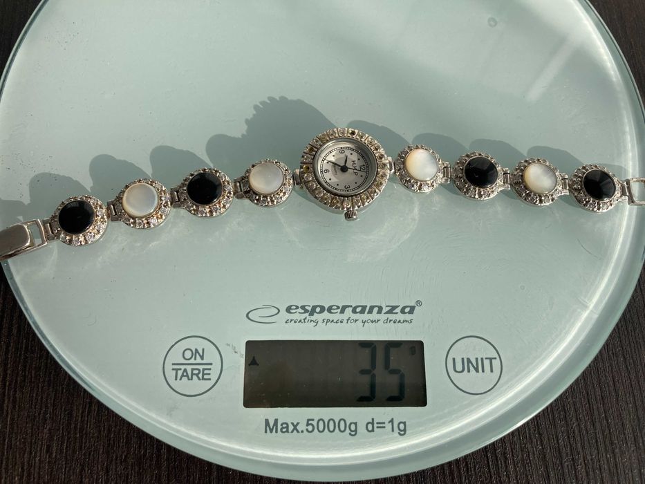 Damski zegarek biżuteryjny ze srebra p925 - sprawny