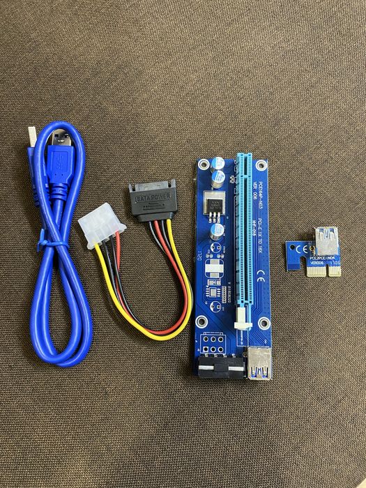 Райзер. Адаптер PCI-E 1X to 16X Riser Card VER006 (PCE164P-N03) PCI-E
