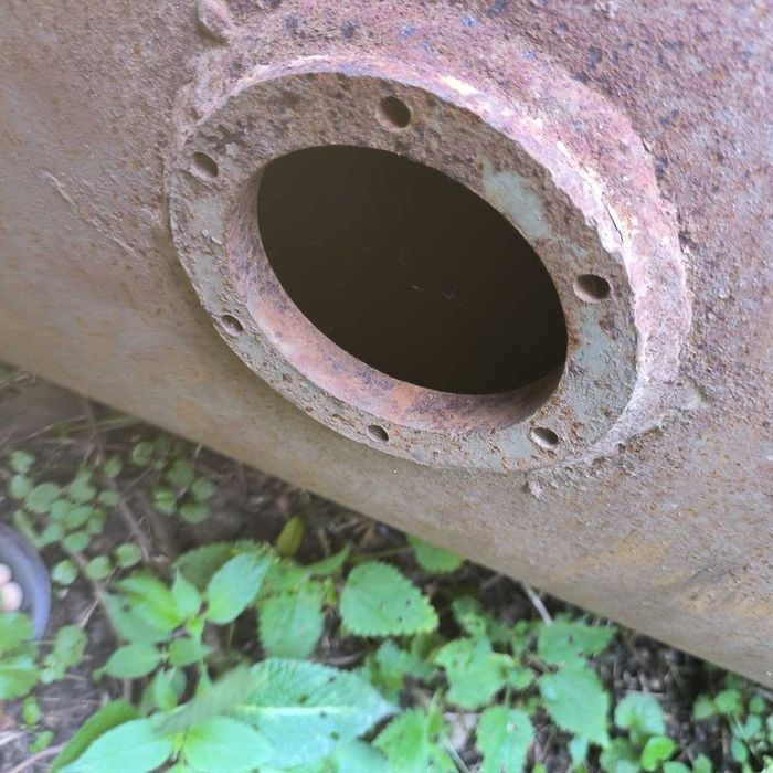 Металева бочка 0,8х1,7 м