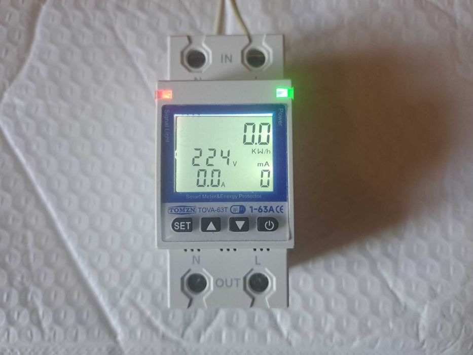Реле напруги з WiFi / реле напряжения TOMZN TOVA-63