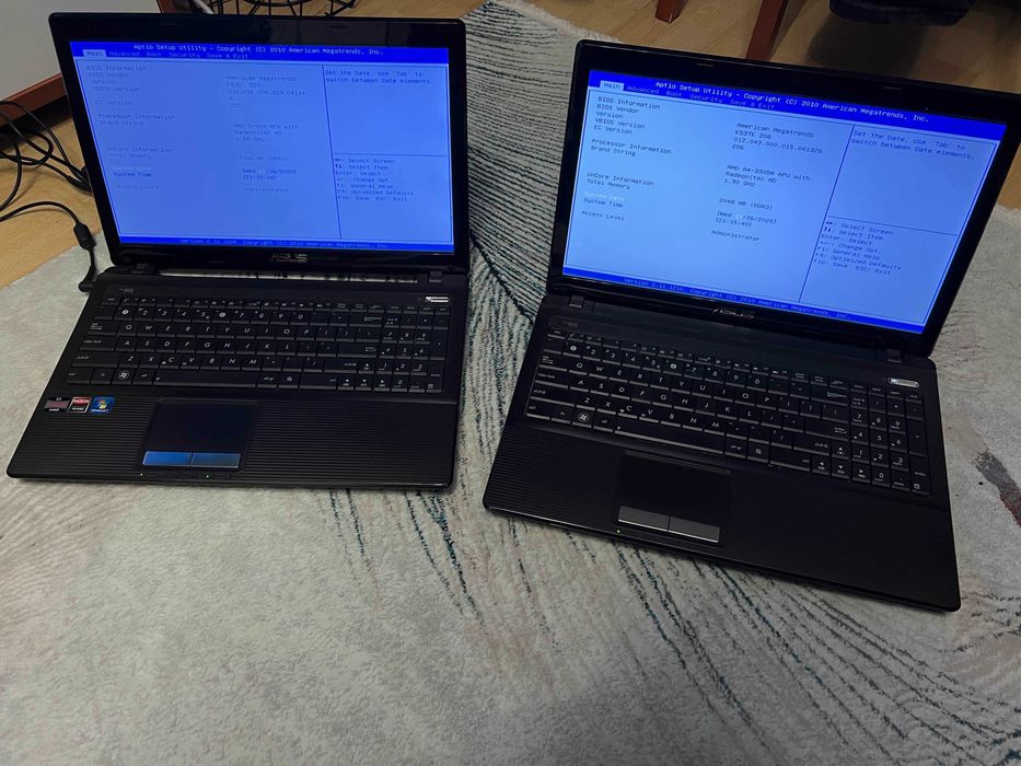 Laptopy Asus X53, sprawne, ale z wadą