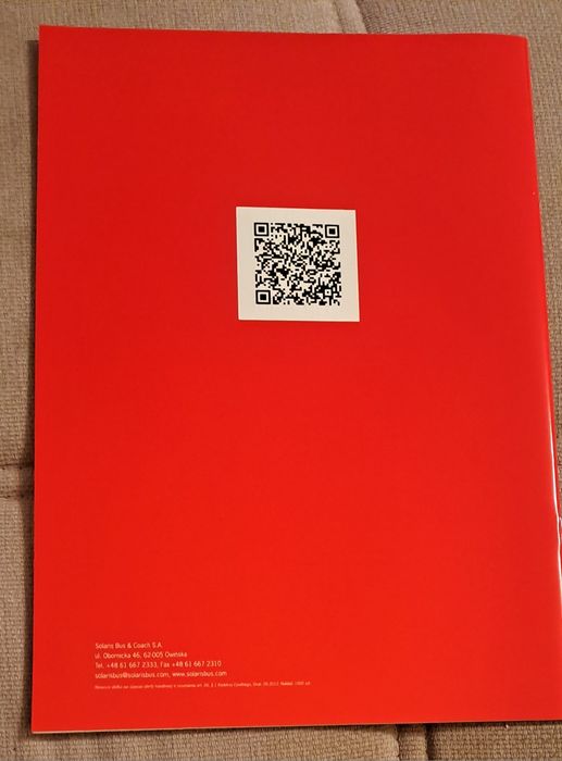 Prospekt autobus Solaris Hybrid