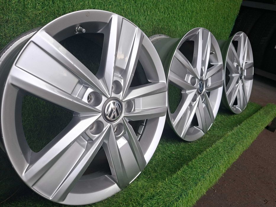 [A67] ALUFELGI 17'' 5x120 ORYGINAŁ VW T5,T6,Multivan,Caravelle+Czujnik