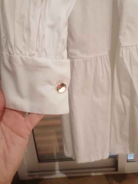 Vestido camiseiro branco novo