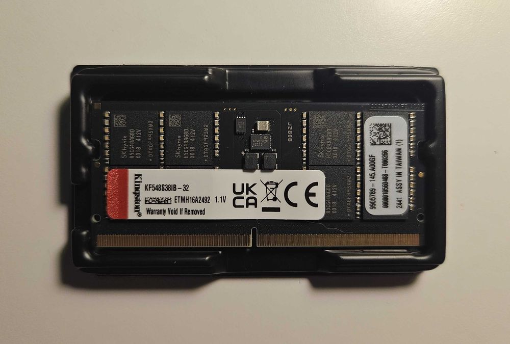 TOP pamięć Kingston FURY DDR5 SODIMM 32GB /1 x 32GB/ 4800 Mhz/ CL38