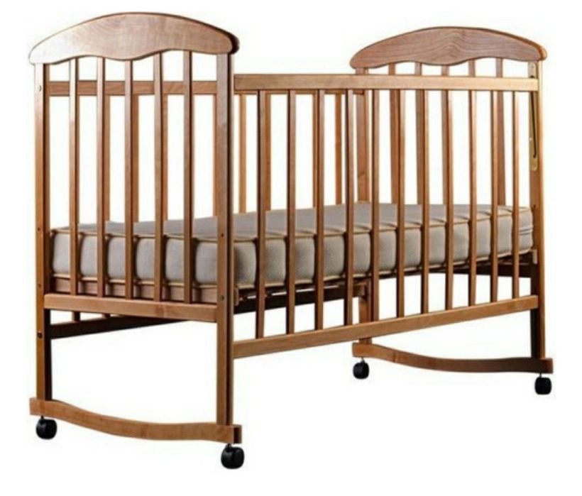 Дитяча кроватка з кокосовим матрасом