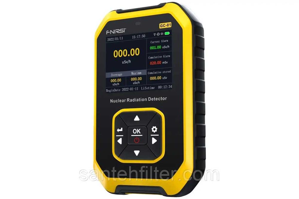Дозиметр побутовий (укр.мова), лічильник Гейгера FNIRSI GC-01
