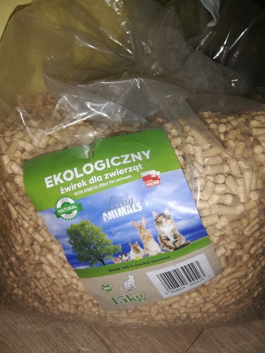 Żwirek ekologiczny dla zwierząt