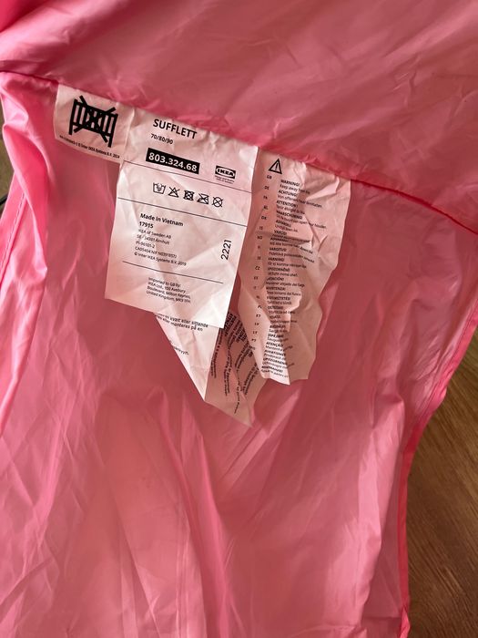 Baldachim do łóżeczka Ikea Sufflett, różowy, 70/80/90