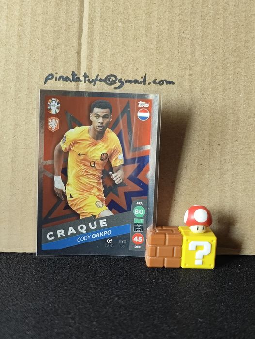 Carta Topps Cody Gakpo Craque – Euro 2024 Seleção Países Baixos