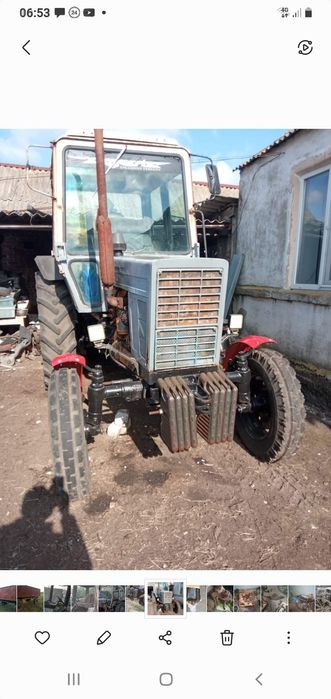 Мост, кабина , двигатель Мтз82, Юмз