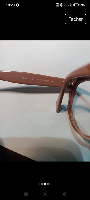 armação óculos Prada