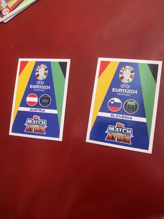 Cartas da coleção match attax euro 2024 “Euro Master”: Sesko, Sabitzez