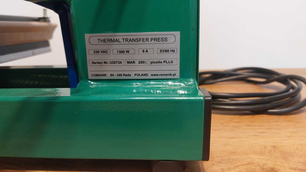 Prasa transferowa płaska Schulze Picollo Plus 38x28 cm.