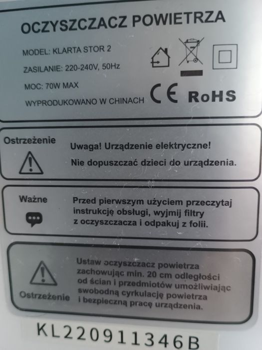 Odświeżacz powietrza Klarta