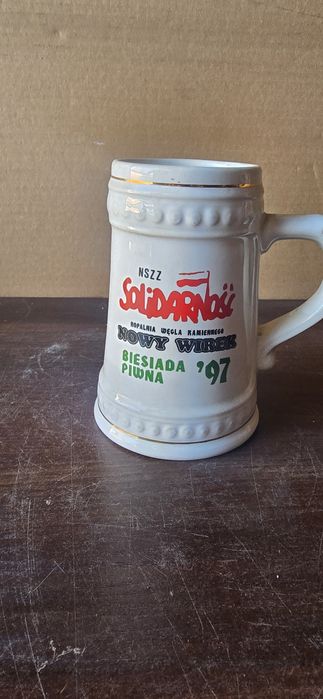 Kufel okolicznościowy Solidarność KWK Nowy Wirek