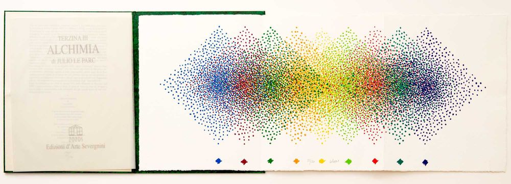 Serigrafia de Julio Le Parc Terzina III Alchimie 1996