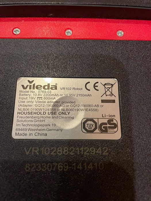 Aspirador Vileda VR 102 Robot p/ peças