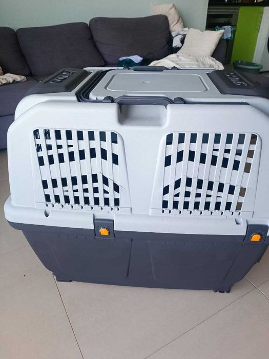 Transportadora SKUDO 5 IATA para cão/gato – 79 x 59 x 65 cm – Excelente estado