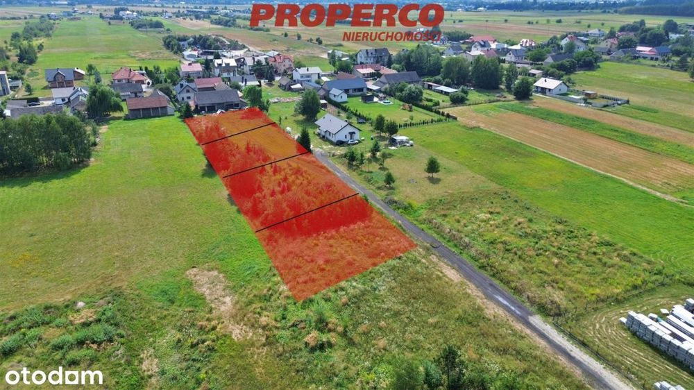 Działka z Mpzp, pow. 930 m2, Suków, Daleszyce