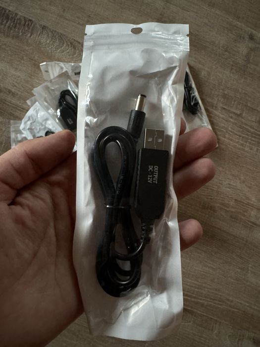 Кабель живлення USB для роутера від повербанку