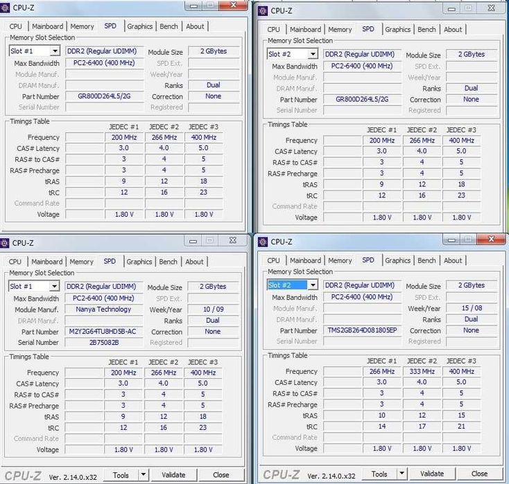 Память оперативная DDR2 667, 800 по 2 gb для ПК. Рабочая, проверена.