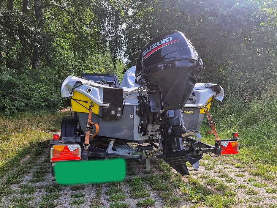 Łódź wędkarska River Fox 420C GPX Suzuki30KM  Garmin Swietny zestaw!