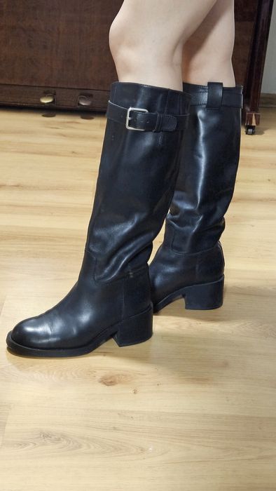 Чоботи шкіряні жіночі