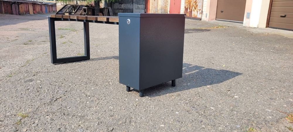 Лавочка з ящиком для зберігання універсальна, на кладовище