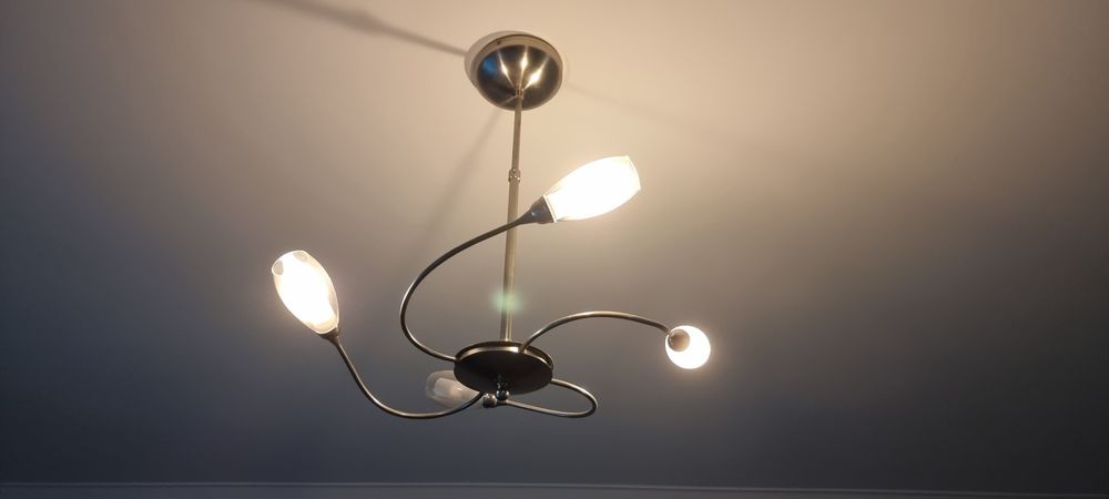 Candeeiro 4 braços ajustáveis