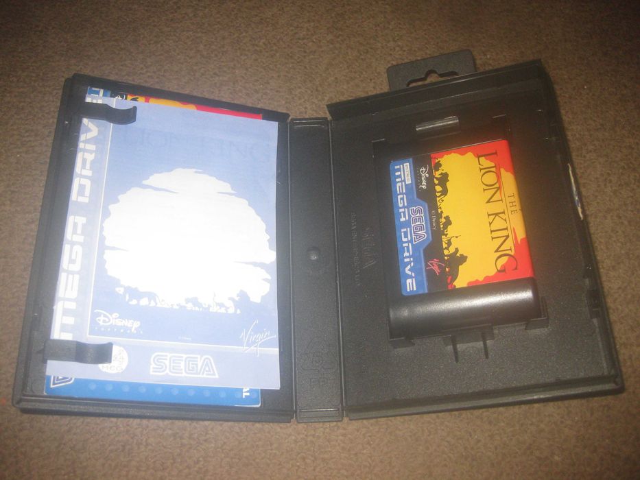 Jogo "The Lion King" para Sega Mega Drive/Com 2 Manuais!