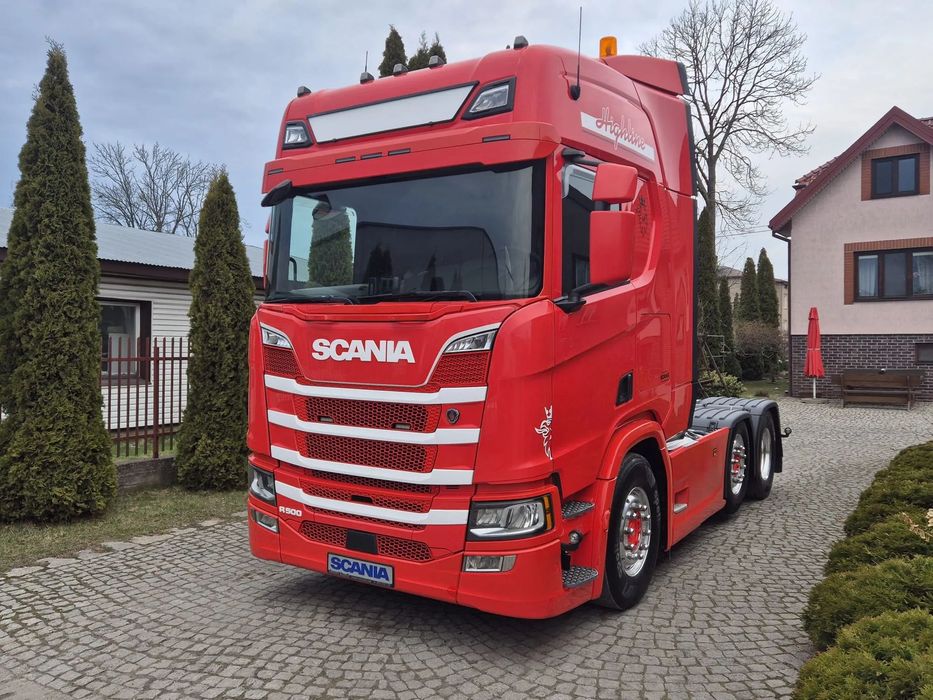 Scania R500  Scania R500 NG Pusher 6X2*4 2020r. 826.Tkm Full Air/ Alcoa!!!