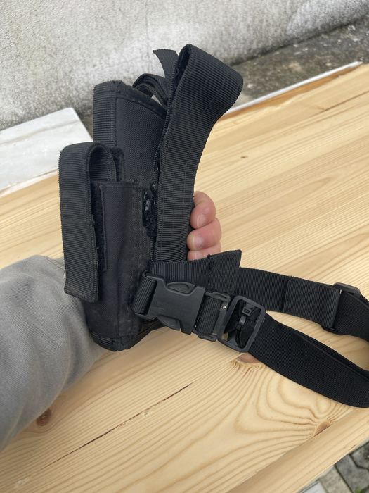 Airsoft capacete e coldre universal