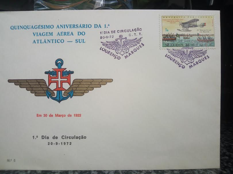 Envelope selado 1º dia