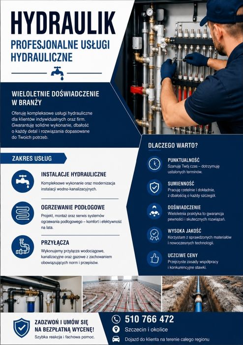 Usługi hydrauliczne