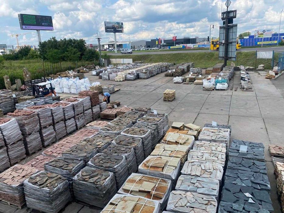 Камінь натуральний природний Індійський сланець Black Brown