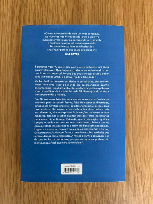 Livro - Os Números não mentem