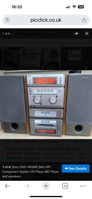 Музичний центр sony DHC NX5MD