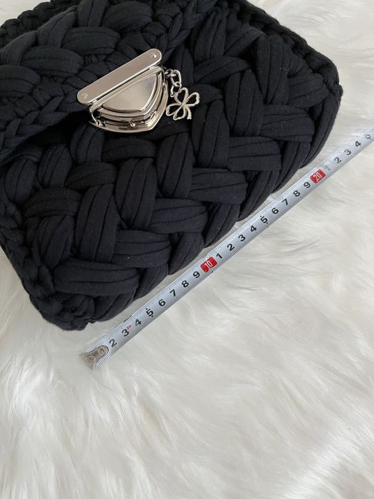 Torebka pleciona, handmade