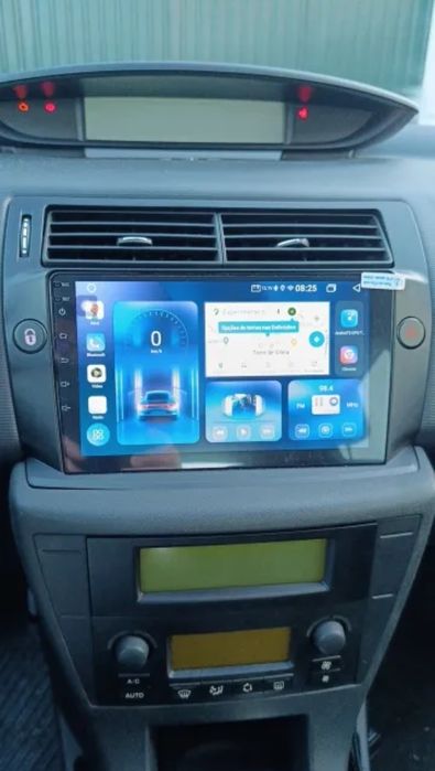 Rádio Android 14 com GPS Citroen C4 (Artigo novo)