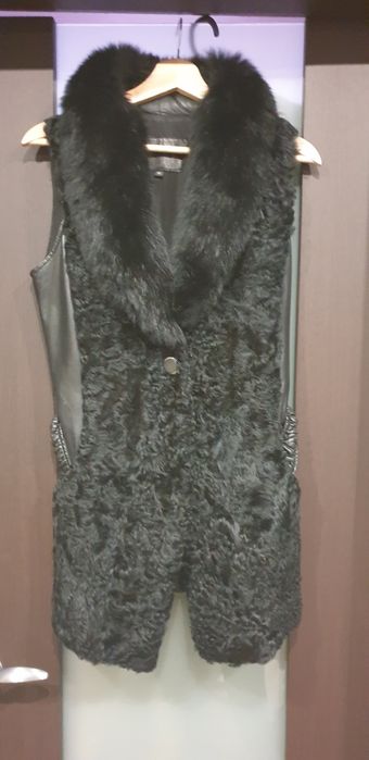 Жіеочв шкіряна жилетка