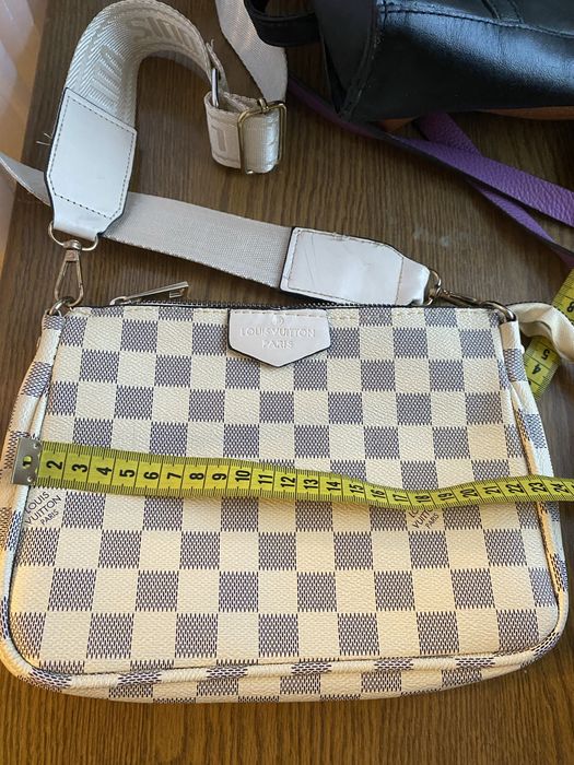 Сумки середня під діор Dior  та Louis Vuitton мала кросбоді біла