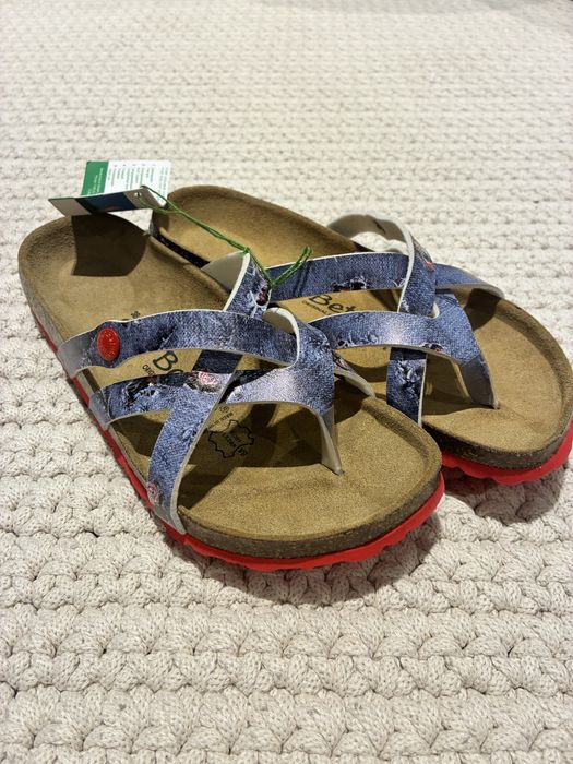 Betula by Birkenstock profilowane klapki japonki