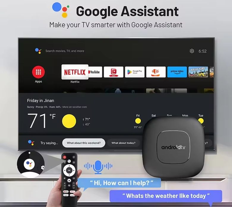 Android TV box 8K super wydajny na Androidzie 13